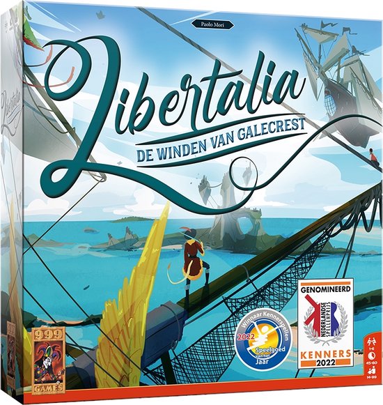 Gezelschapsspel: Libertalia Bordspel, uitgegeven door 999 Games