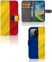 GSM Hoesje iPhone 14 Pro Bookcase Roemenië
