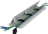 Qbryte - Chemin de câbles V-III - aluminium - couvercle à charnière - 200 cm