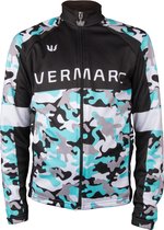 Vermarc Maillot Cyclisme Manches Longues Enfants Zwart Camouflage CAMPO Taille 8 Ans