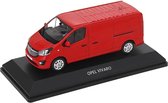 Opel Vivaro (Rood) (10 cm) 1/43 Dealer model [Modelauto - Schaalmodel - Miniatuurauto]