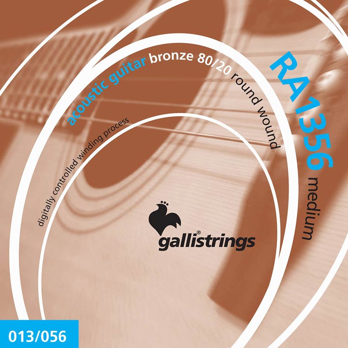 Galli RA1356 80/20 Bronze Akoestische Gitaar Snaren Medium (013–056)