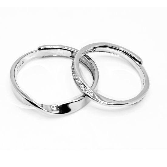 Elli 0604781917 Women's Stacking Ring Twisted Solitaire Band 925 Silver Elli 0604781917 Women's Stacking Ring Twisted Solitaire Band 925 Silver