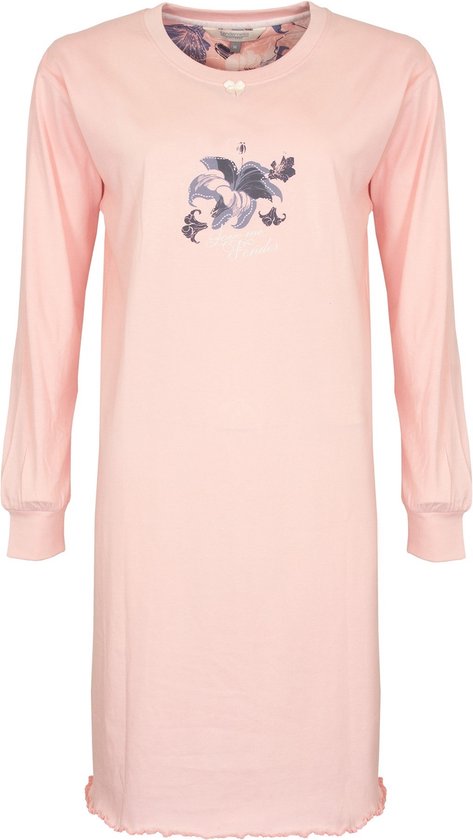 Tenderness Dames Nachthemd - Roze- Maat 3XL