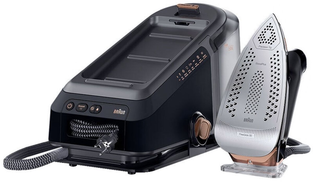 Braun CareStyle 7 Pro IS7286BK - Stoomgenerator - Automatische Instellingen - Halveert Strijktijd - Zwart — afbeelding 2