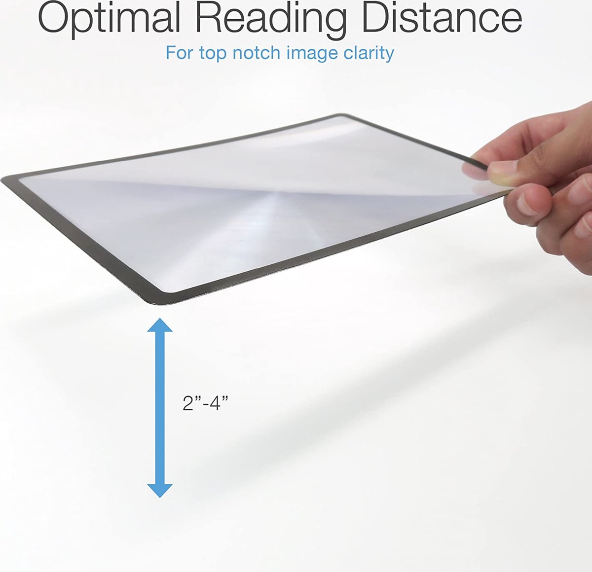 Leesloep loepen for senioren pagina vergrootglas om te lezen - 4X vergrootglas met standaard - 10x6 Flexibele zwanenhals loep vergrootglas