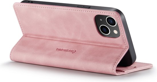 Apple iPhone 14 Plus Casemania Case Pastel Lilac - Wallet Book Case