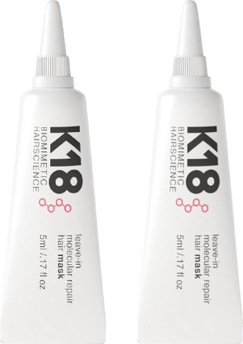 K18 - Leave-In Molecular Repair Hair Mask - 2 x 5 ml