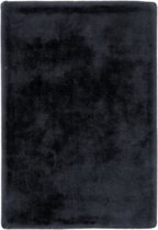 Superzachte Fluffy Zwart-160×230cm Black velvet vloerkleed Carpet Black Panter tapijt Zwart - EXTRA Zacht - Vloerkleed - Tapijten Woonkamer - Slaapkamer - cadeau -feminine