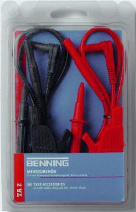 Benning 6-delige meetsnoerenset - 4mm