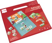 Scratch EduLogic Box: LOGIC GAME / RIDDERS&DRAKEN 25.5x23x2cm (gesloten), 25.5x38x2cm (open), magnetisch, 5+