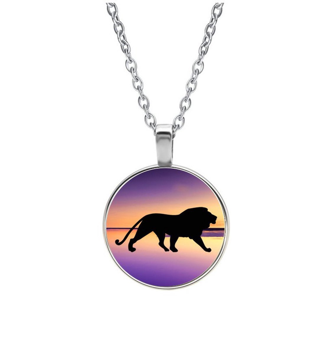 Ketting Glas - Leeuw