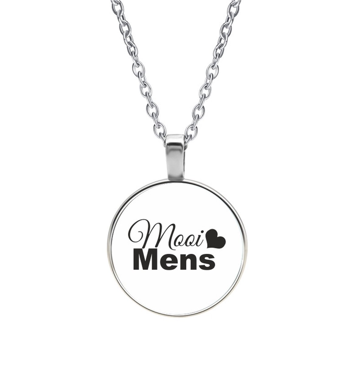 Ketting Glas -  Mooi Mens