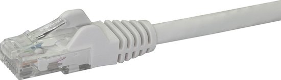 StarTech Netwerkkabel Cat6 Gigabit UTP patchkabel met 100% koper kern 22,9 meter wit