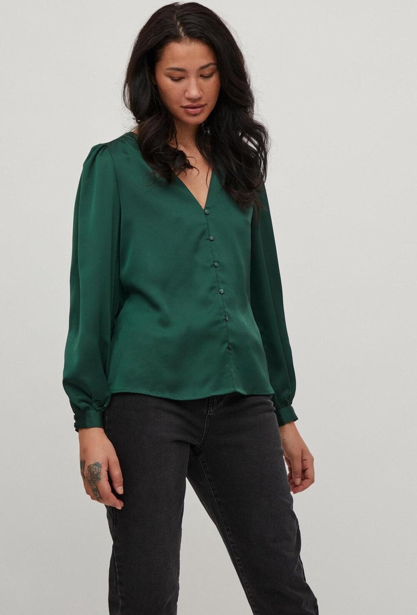 IBL-21711103 IBLPAPRICA SAND V-NECK BLOUSE