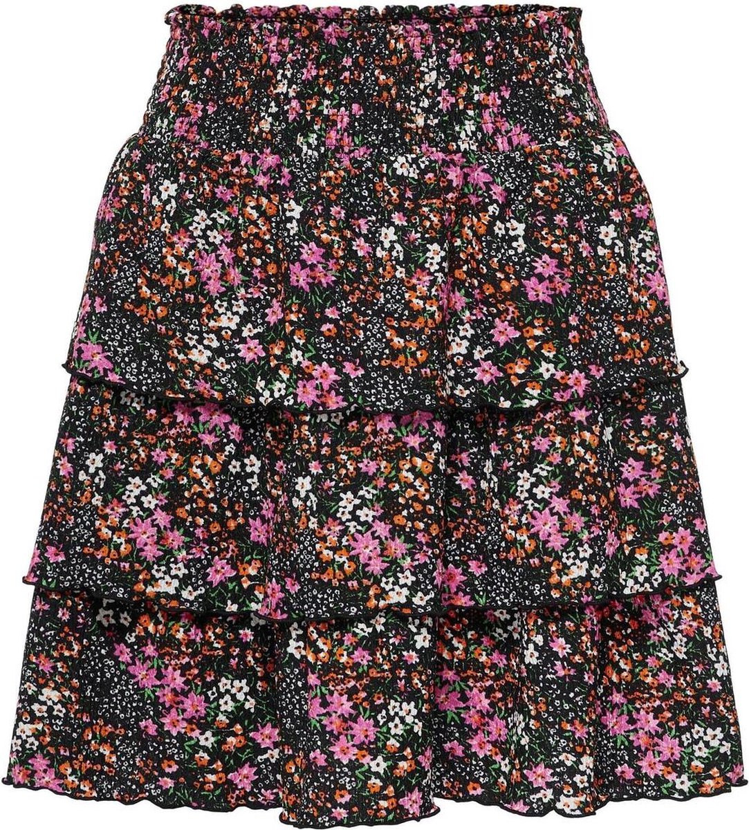 Only - Onlfernanda Life Layred Long Skirt - 5022849 Night Sky Fernanda Flower