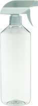 Lege Plastic Fles 500 ml PET transparant - met witte spraykop - set van 10 stuks - navulbaar - leeg