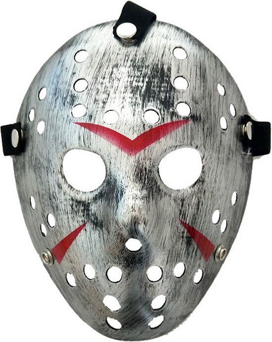 droefheid oven begin Jason Voorhees Hockey Masker - Halloween Masker - Horror Film Friday The  13th -... | bol.com