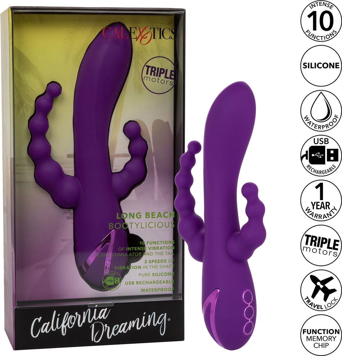 CALIFORNIA EXOTICS | Calex Long Beach Bootylicious Purple