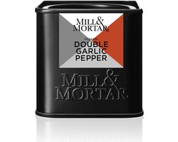 Mill & Mortar - Bio - Double Garlic Pepper - Kruidenmix van look en peper