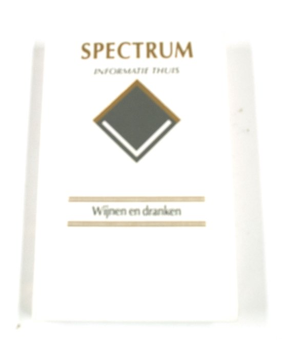 9789053440353 - Spectrum informatie thuis wijnen en dranken
