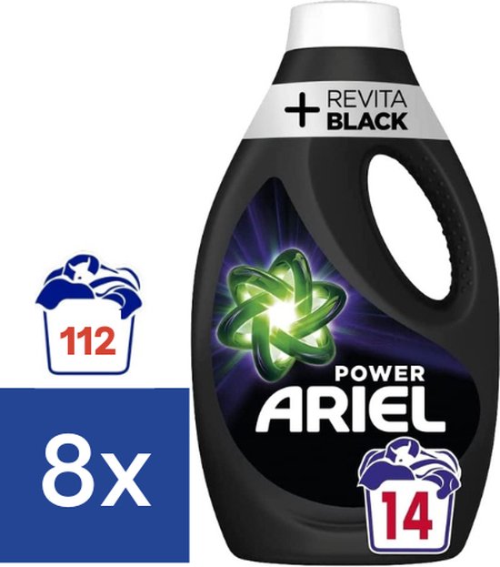 Ariel Revita Noir Lessive Liquide - 8 x 770 ml | bol