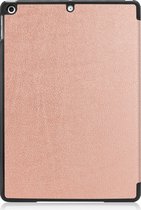 Hoesje Geschikt voor iPad 10.2 2021 Hoesje Case Hard Cover Hoes Book Case - Rosé goud