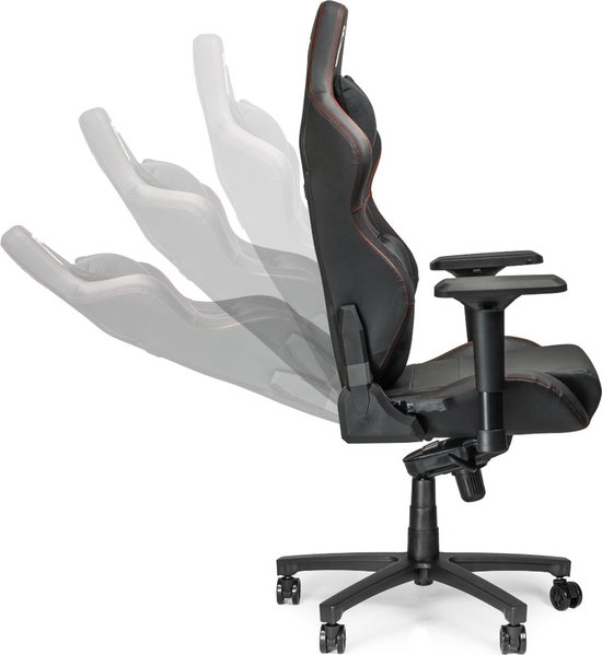 Ranqer Performance Gamestoel - Luxe Ergonomische Bureaustoel - Gaming Stoel voor volwassenen - 4D Armleuningen - Zwart