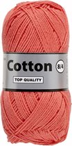 Lammy Yarns Cotton eight 8/4 - 5 bollen van 50 gram - oranje/roze (720) - dun katoen garen