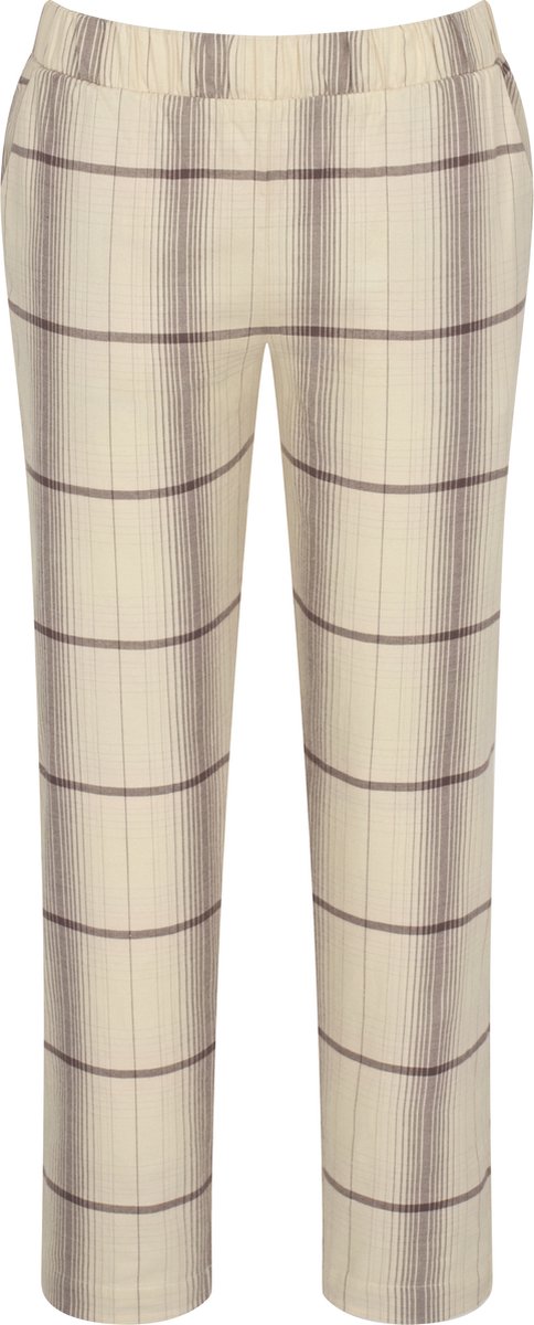Triumph Mix & Match TAPERED TROUSER FLANNEL X Dames Pyjamabroek Skin - Light Combination