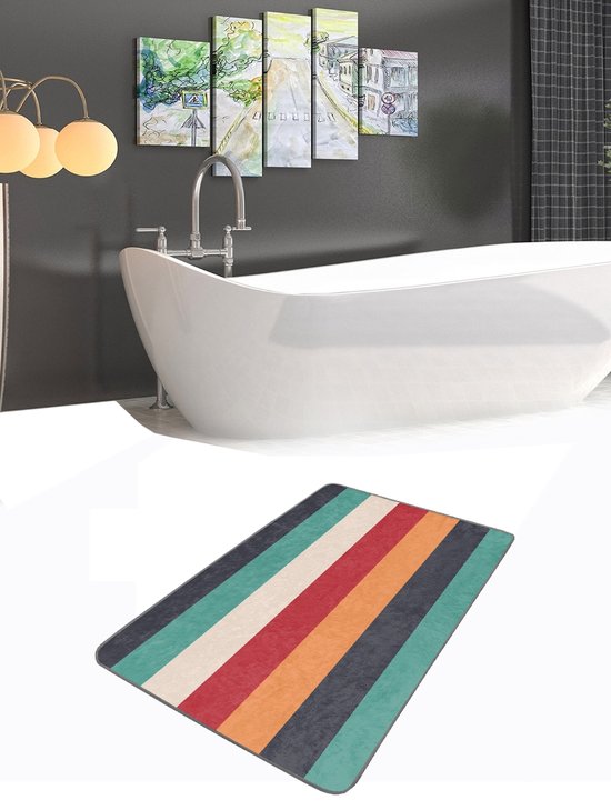 Absorberende badmat antislip 24 x 39 inch Shell kleine Absorberende badmat antislip 24 x 39 inch Shell kleine