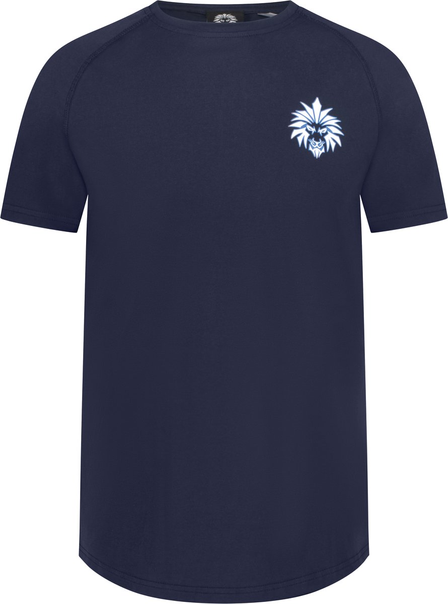 ORCQ Classic T-shirt Katoen - Heren - Navy Blue - Maat XL