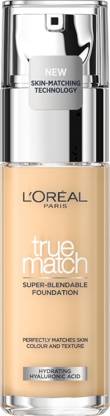 L’Oréal Paris - True Match Foundation - 1N - Natuurlijk Dekkende Foundation met Hyaluronzuur en SPF 16 - 30 ml