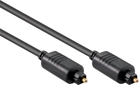 Digitale optische Toslink audio kabel - 4mm / zwart - 2 meter