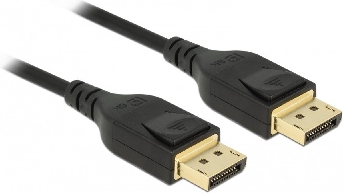 Delock 85663 DisplayPort-kabel 8K 60 Hz 5 m DP 8K gecertificeerd