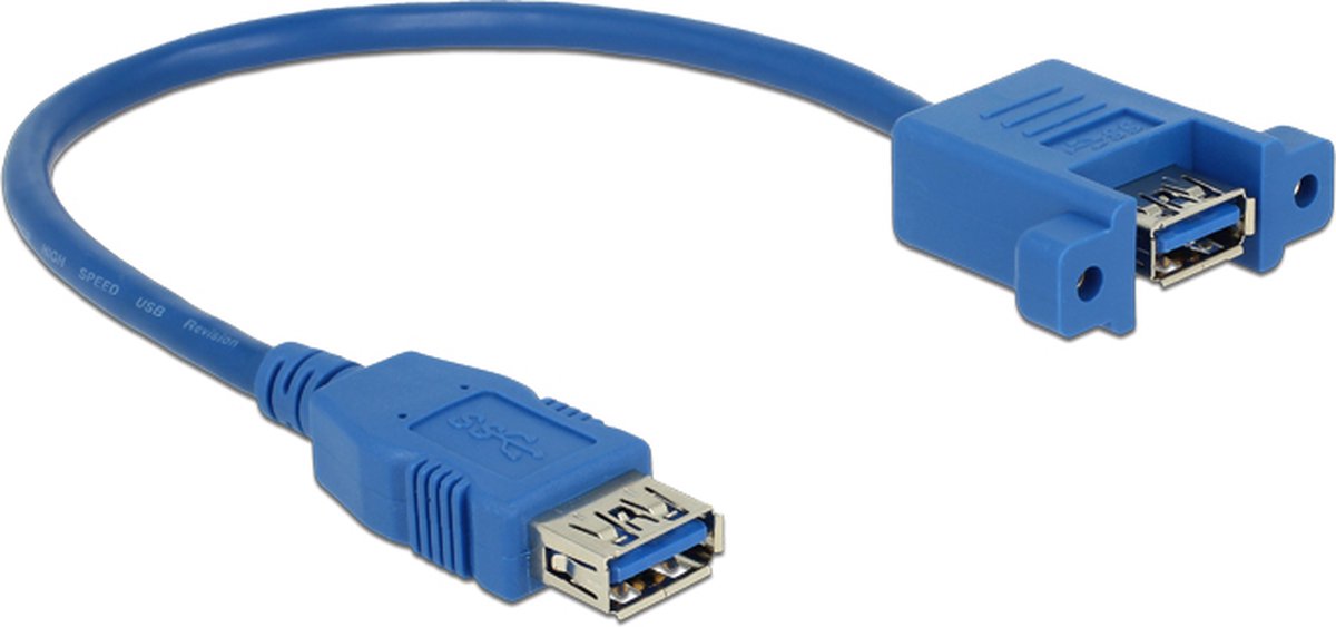 Delock USB 3.0 A Male naar USB 3.0 A Male - 0.25 m