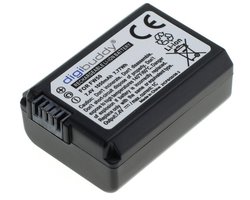 NP-FW50 Diggibuddy voor Sony 1050 mAh