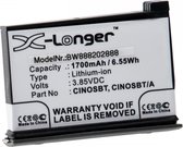 Batterie de caméra compatible avec Insta360 ONE X2 - remplace CINOSBT / 1700 mAh