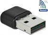 DeLOCK USB-A - WLAN / Wi-Fi & Bluetooth dongle - Dual Band AC600 / 600 Mbps