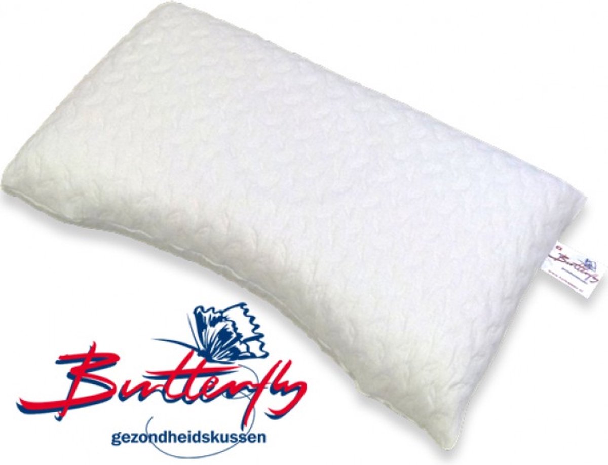 Mahoton - Butterfly kussen Single Comfort - medium - (hoogte 14 cm)