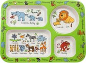 Assiette en mélamine pour enfants Animaux de la jungle - Tyrrell Katz