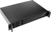RackMatic - Rackbox 19 "IPC mini-ITX 1.5U 2x3.5" of 2x2.5 "diepte 280 mm
