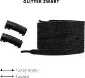 Beste Veters - Elastische veters - Magnetische veters - Lock laces - Veters 100 cm - Veters zwart