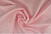 15 meter texture stof - Baby roze - 100% polyester