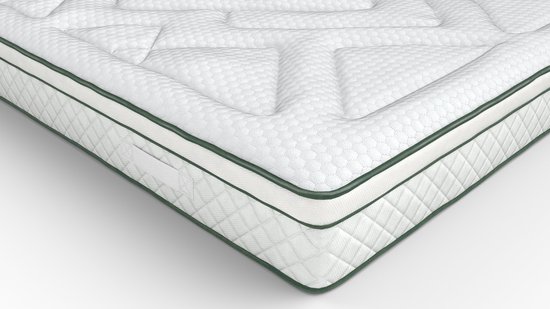 Matras 2 Personnes Mont Blanc - 100% Latex Naturel Pulse - Epaisseur du  matelas 23cm 