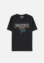 Fortnite Heren Tshirt -XL- Logo Zwart