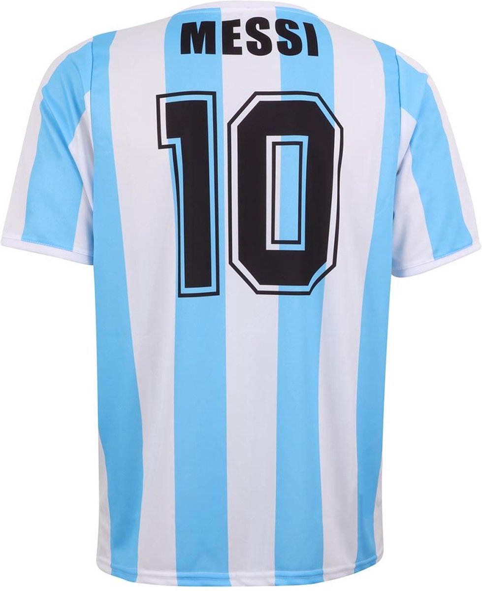 Argentinie Messi Voetbalshirt - Messi shirt - Voetbalshirts Kinderen - Jongens en Meisjes - Sportshirts - Volwassenen - Heren en Dames - Maat 116