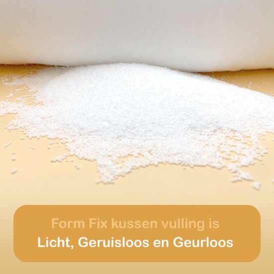 Form Fix XL Voedingskussenhoes - Body Pillow Kussensloop - Zwangerschapskussen hoes - Zijslaapkussen hoes - Waterafstotend coating - Wit van Form Fix — afbeelding 4