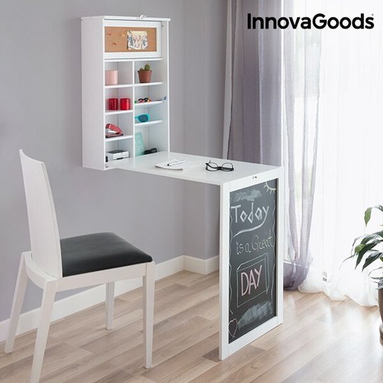 Kinderbureau - Blauw - Bureau voor Kinderen - Tekentafel - Knutseltafel - Met Krijtbord