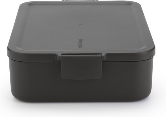 Brabantia make & take bento lunchbox - large - kunststof - dark grey